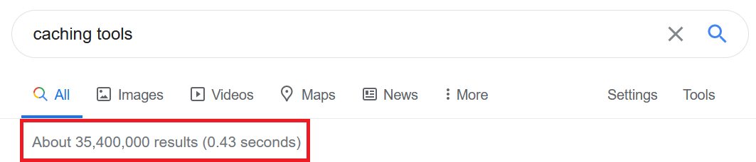 Google Results Caching Tools