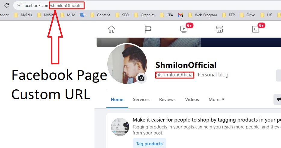 How to Change Facebook business page URL or link