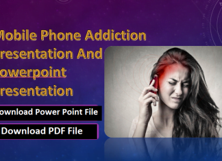 Mobile Phone Addiction Presentation And Powerpoint Presentation