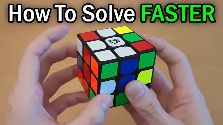 How To Solve A Rubik's Cube 3X3 Fast