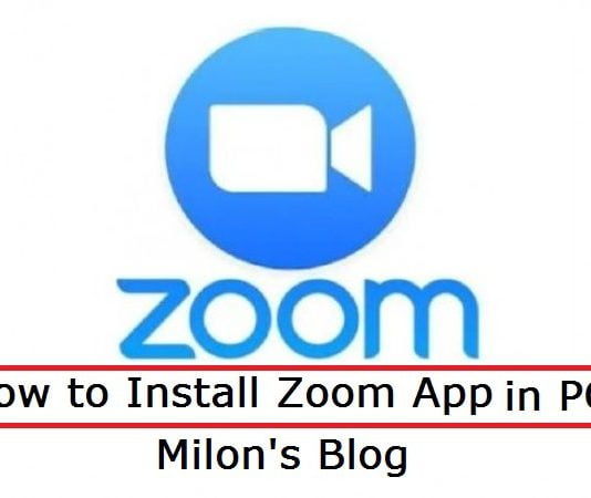 How to install zoom app in pc