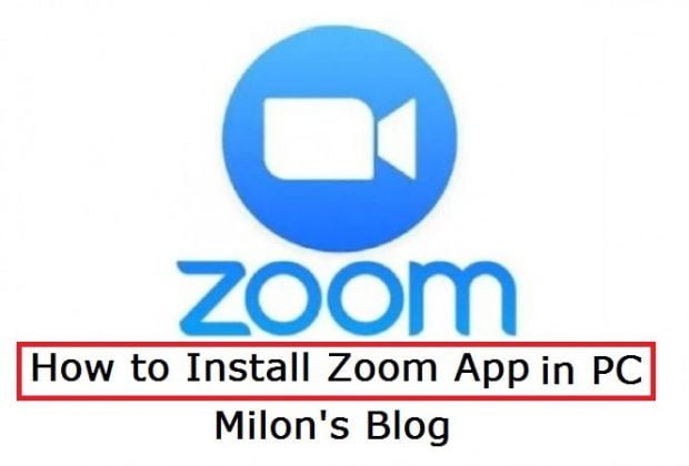 zoom app install for laptop