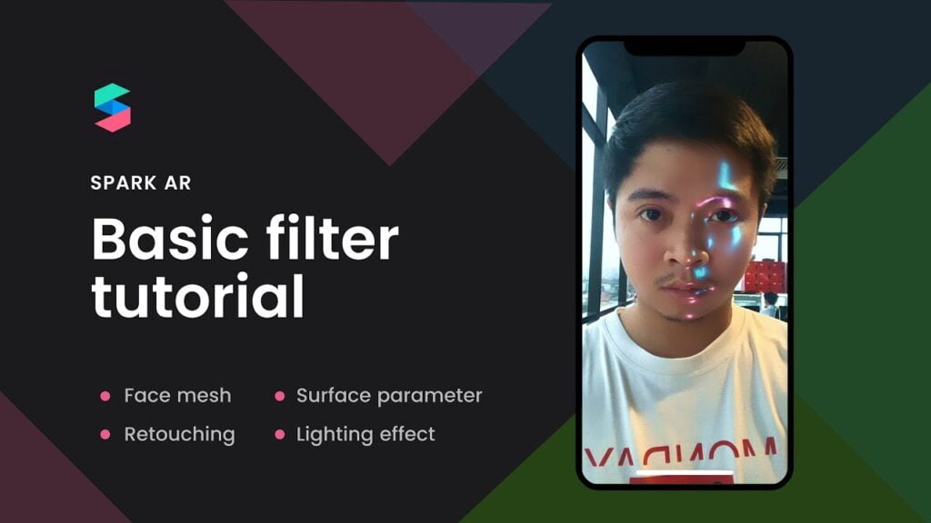 Spark AR Tutorial: Create filter effect with Face mesh, Retouching and Lighting Effect (Part-3)