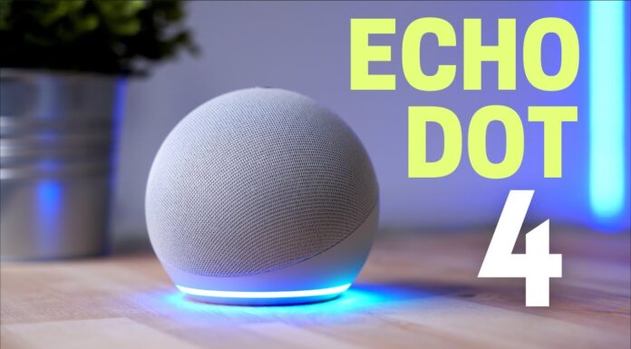 Amazon Echo Dot Smart Speaker With Alexa - 4th Generation