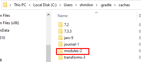 Solve Could not load module metadata in Android Studio