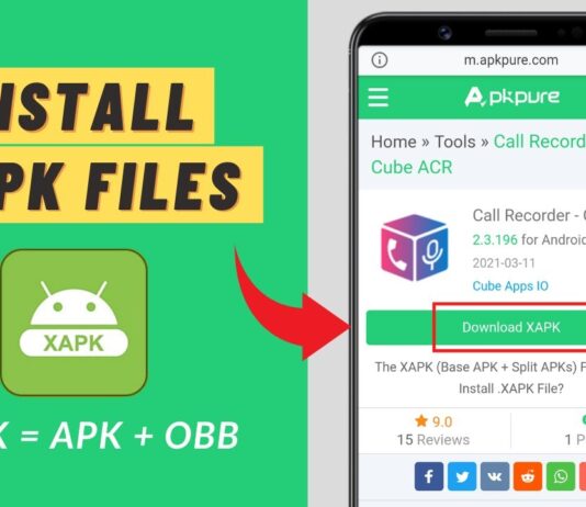 how to install Xapk file