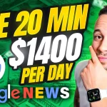 Earn $1400 PER DAY from Google News (FREE) – How to COPY-PASTE and Make Money from Google 2022