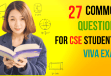 27 Common Questions for CSE student's Job VIVA Exam