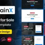 DomainX v2.0 – Domain for Sale HTML Template Free