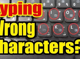 Solve Keyboard Typing Wrong Characters