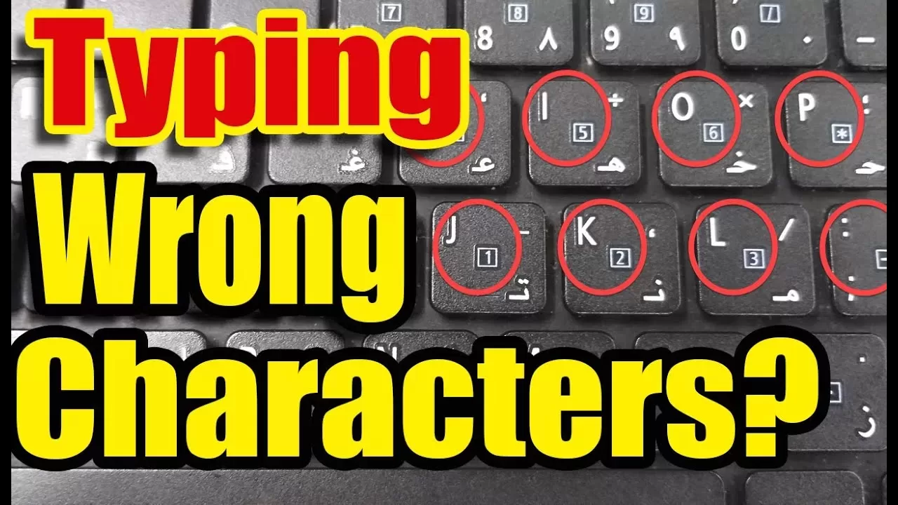 Solve Keyboard Typing Wrong Characters